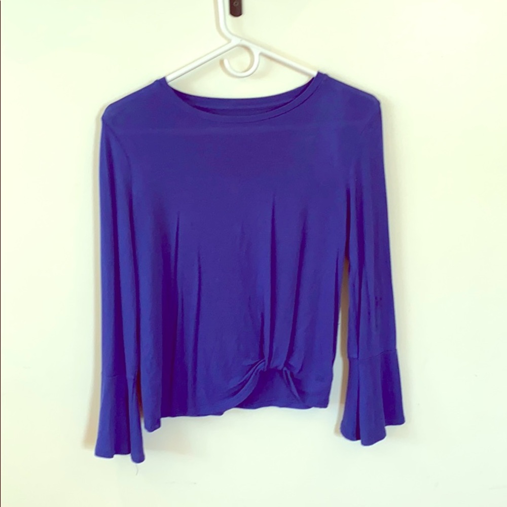 Cute blue shirt!